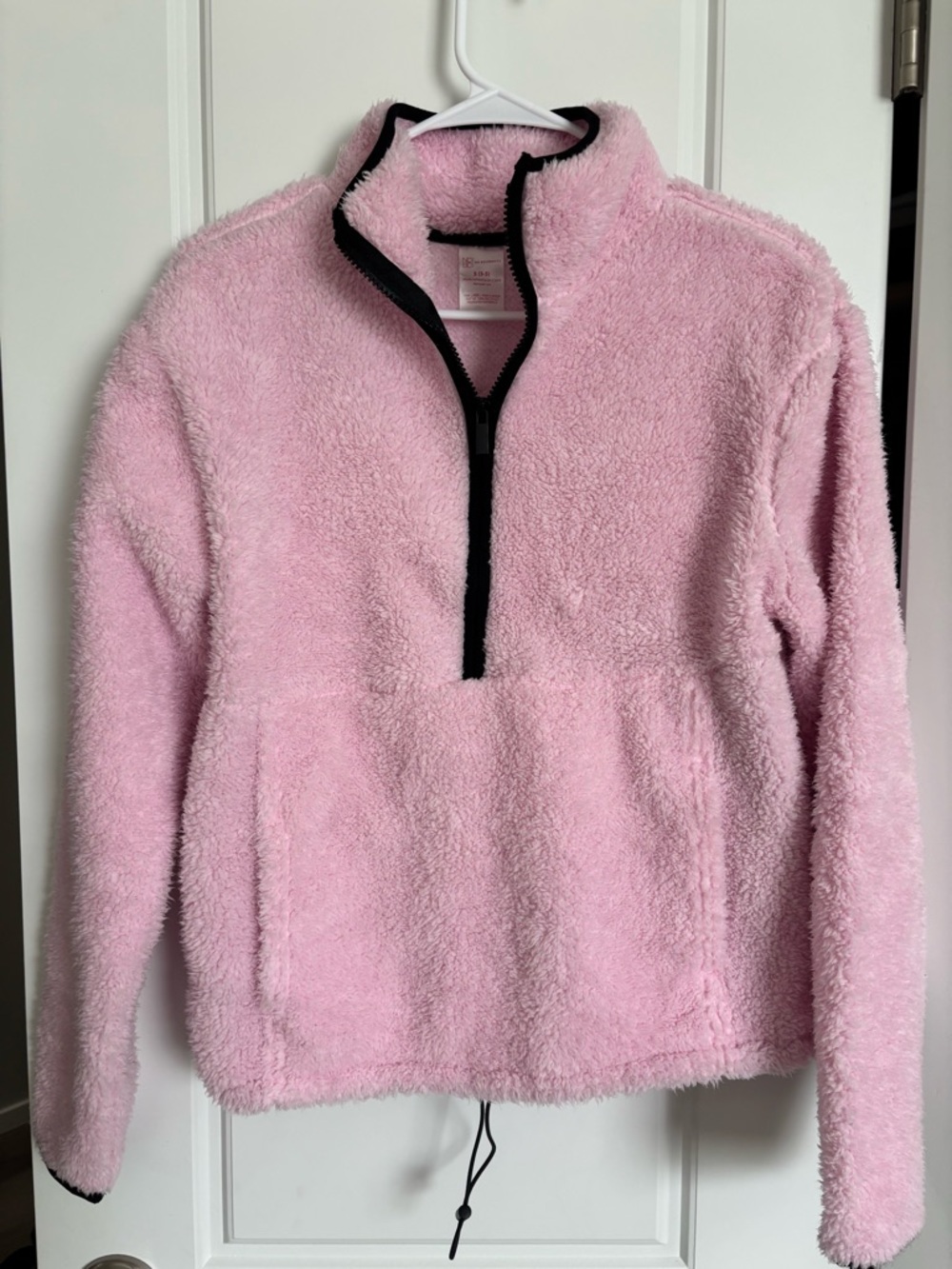 Soft Pink Half Zip Pullover